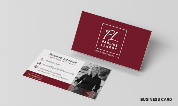 Pauline Lanoue - Business Card Designs