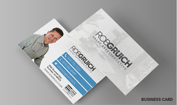 Rob Gruich Real Estate Agent Business Card Designs